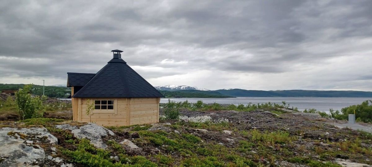 Grillhytte Royal 10 - Ret væg